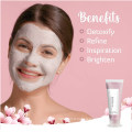 Le traitement exfoliant de l&#39;acné du visage OEM/ODM illumine le masque à l&#39;argile rose de la peau